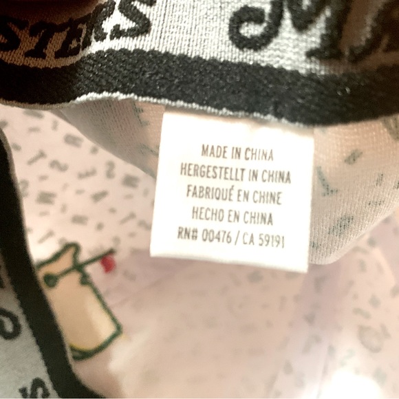 2022 Masters White Tech Jumble Hat AUGUSTA NATIONAL GOLF CLUB PGA - Picture 9 of 10